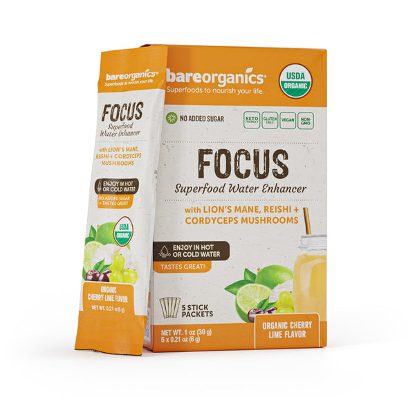 Organic Focus Superfood Drink Mix & Smoothie Booster (5 Stick Pack)
