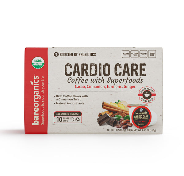 Organic Cardio Care & Focus Coffee With Superfoods Bundle